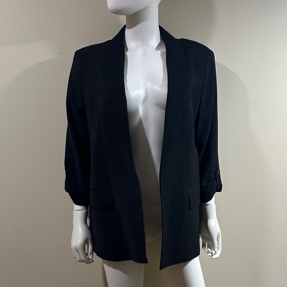 Loft Size Large Women's Black Loose Fit Blazer New With Tags